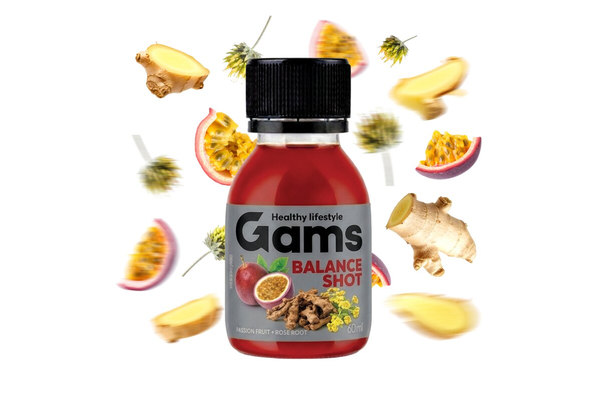GAMS ШОТ БАЛАНС - МАРАКУЯ и КОРЕН от РОЗА 60 мл.