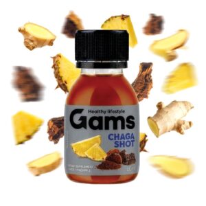 GAMS ШОТ БЛАГОСЪСТОЯНИЕ - АНАНАС и ГЪБА ЧАГА 60 мл.