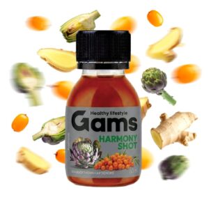 GAMS ШОТ ХАРМОНИЯ - ОБЛЕПИХА, ДЖИНДЖИФИЛ и АРТИШОК 60 мл.