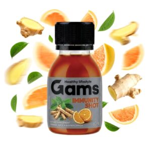 GAMS ШОТ ИМУНИТЕТ - ПОРТОКАЛ и АШВАГАНДА 60 мл.